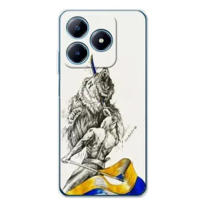 Чохли (Доброго вечора, ми за України) для Реалмі С63 4G (AlphaPrint) (Перемога)