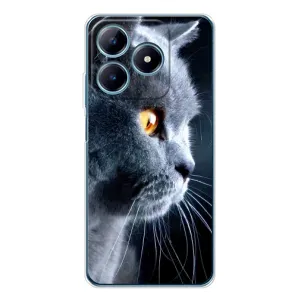 Чохли з Котиками для Realme C63 4G (VPrint) (Сірий Кіт)