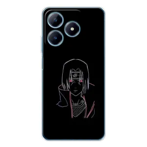 Чехол с принтом «силуэт Итачи» для Realme C63 4G