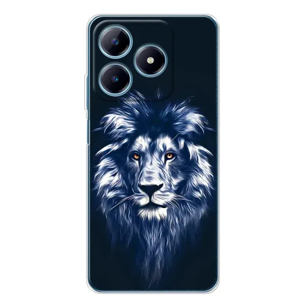 Чехол с принтом «Синий Лев» для Realme C63 4G Чехол с принтом «Синий Лев» для Realme C63 4G