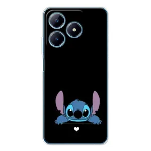 Чохол з принтом Стіч на Realme C63 4G (Стіч на чорному)