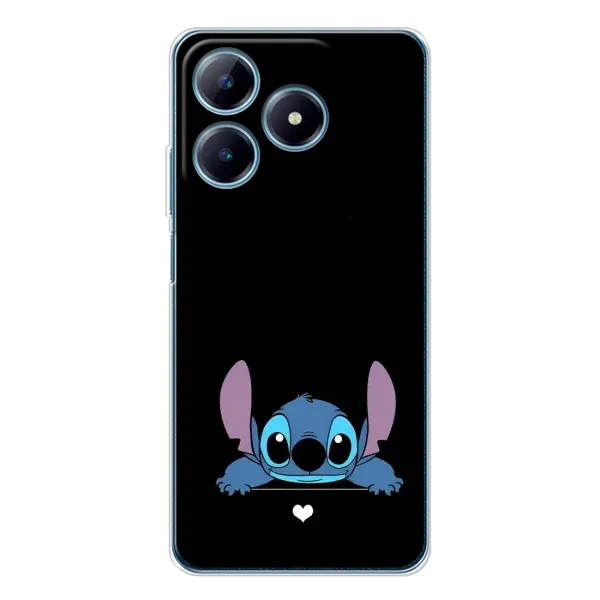 Чехол с принтом «Стич на черном» для Realme C63 4G