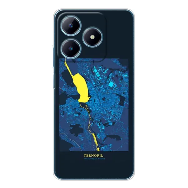 Чехол с принтом «Тернополь» для Realme C63 4G