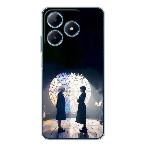 Чехол с принтом «Уэнздей и Инид» для Realme C63 4G
