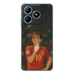 Чохол з футболістом Ламін Ямаль Realme C63 4G (Ямаль аніме)