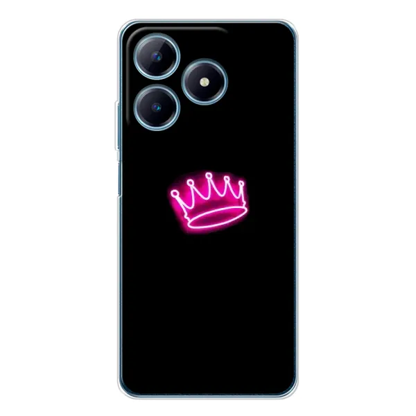 Чехол с принтом «Яркая корона» для Realme C63 4G