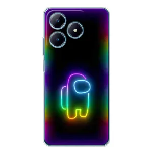Чохли Амонг Ас для Realme C63 4G (AlphaPrint) (Яскравий скін)