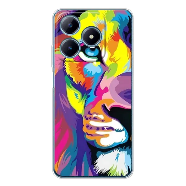 Чехол с принтом «Яркий Лев» для Realme C63 4G Чехол с принтом «Яркий Лев» для Realme C63 4G