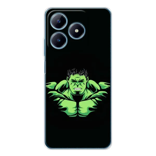 Чехол с принтом «Зелёный Халк» для Realme C63 4G