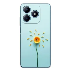 Чохли з квітами для Realme C63 4G (VPrint) (Жовта квітка)
