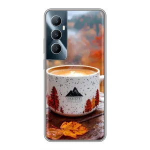 Чехол с принтом «Кофе на природе» для Realme C65