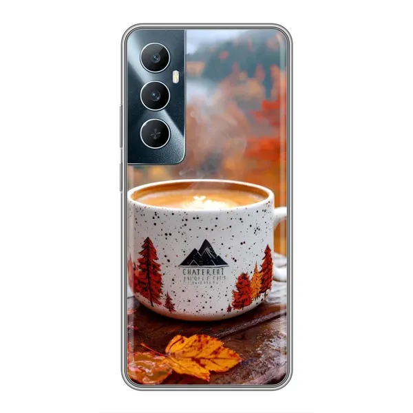 Чехол с принтом «Кофе на природе» для Realme C65