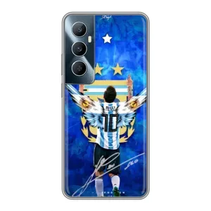 Чехлы для Realme C65 (Leo чемпион) (AlphaPrint) (Месси сборная)