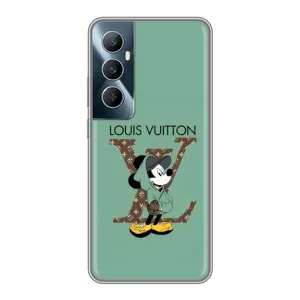 Чехлы Луи Витон для Realme C65 (AlphaPrint - LOUIS VUITTON) (Микки Маус LV)