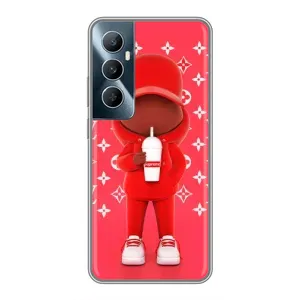 Крутые Чехлы Луи Виттон для Realme C65 (AlphaPrint) (Модный стиль)