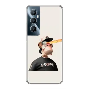 Чехлы с Обезьянами NFT для Realme C65 (AlphaPrint) (обезьяна NFT в очках)