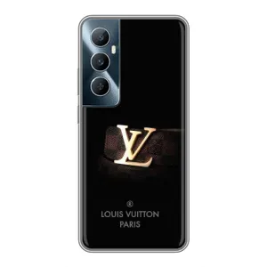 Чехлы Луи Витон для Realme C65 (AlphaPrint - LOUIS VUITTON) (ремешок LV)