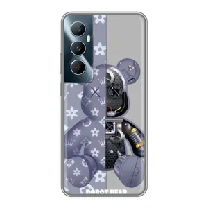 Крутые Чехлы Луи Виттон для Realme C65 (AlphaPrint) (Робот Мишка)