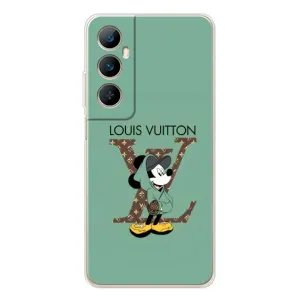 Чохли Луі Вітон для Realme C66 (AlphaPrint - LOUIS VUITTON) (Міккі Маус LV)