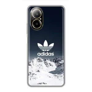 Чехлы Адидас для Realme C67 (AlphaPrint) (Адидас в горах)