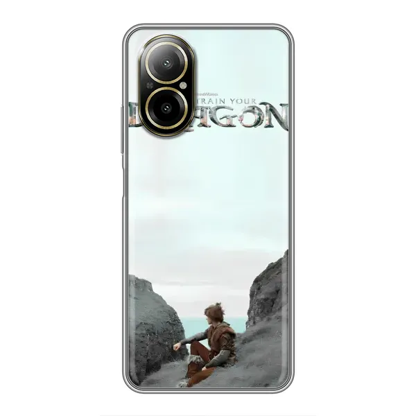 Чехол с принтом «Дракон лого» для Realme C67 Чехол с принтом «Дракон лого» для Realme C67