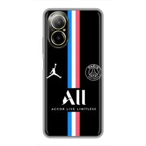 Чохли PSG для Realme C67 (AlphaPrint) (футболка ПСЖ)