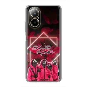 Чохол Гра в кальмара для Realme C67 (Охоронці Гра кальмара)