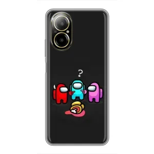 Чехол Амонг Ас для Realme C67 (AlphaPrint) (Импостер)