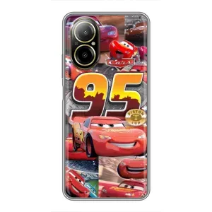 Силіконовий чохол Маквін для Realme C67 (Колаж Блискавка Маквін)