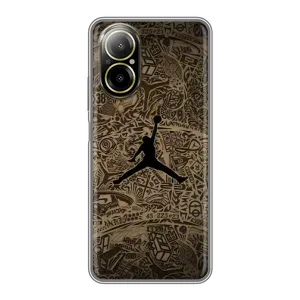 Чехлы для Realme C67 - с картинкой JORDAN (AlphaPrint) (Logo Jordan)