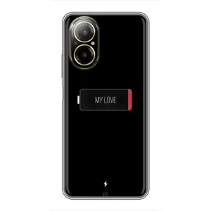 Чехлы для любимой на РілМі С67 (VPrint) (Love battery)