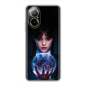Чохол з дизайном Венздей 2 на Realme C67 (Магічна сфера Венздей)
