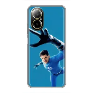 Чохол з принтом Фантастична четвірка для Realme C67 (Містер Фантастік супергерой)