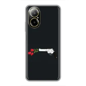 Чехлы (ART) Цветы на Realme C67 (VPrint) (Неочікувані квіти)