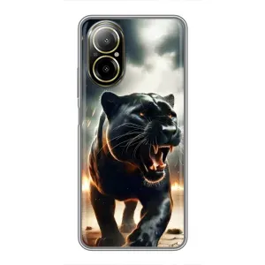 Чохол з принтом «Чорна пантера» для Realme C67