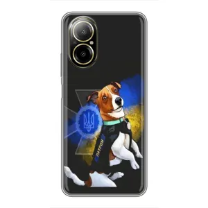 Чехлы с картинкой собаки Патрон для Realme C67 (AlphaPrint) (Патрон собачка)
