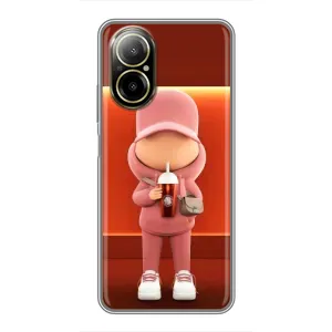 Круті Чохли Луі Віттон для Realme C67 (AlphaPrint) (З Кавою)