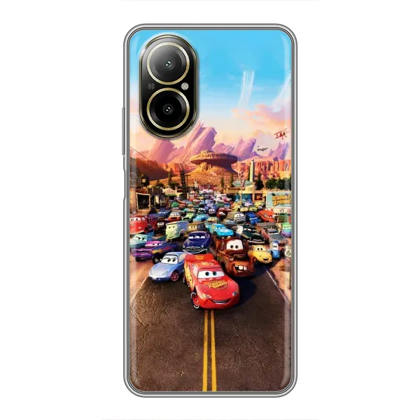 Чохол з принтом «Тачки на трасі» для Realme C67
