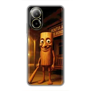 Чохол з мемом Тралалело тралала на Realme C67 (Тунг тунг сахур)