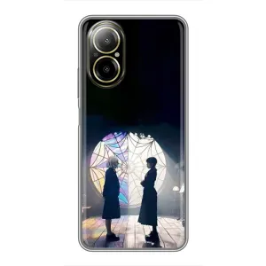 Чохли Венсдей на Realme C67 Уенсдей (AlphaPrint) (Венздей та Інід)