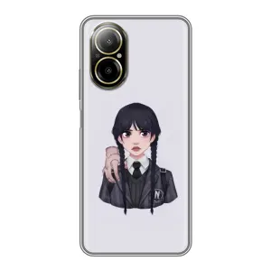 Чохли Венсдей на Realme C67 Уенсдей (AlphaPrint) (Венздей і Річ)