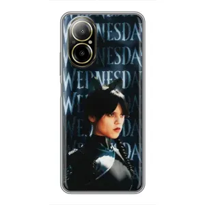 Чохли Венсдей на Realme C67 Уенсдей (AlphaPrint) (Венздей кішка)