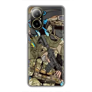 Чехлы с картинкой ЗСУ для Realme C67 (AlphaPrint)