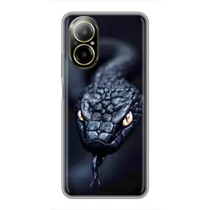 Чохол з принтом «Чорна змія» для Realme C67