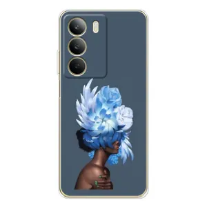 Чехлы (ART) Цветы на Realme C71 (VPrint) (Квіти на голові)