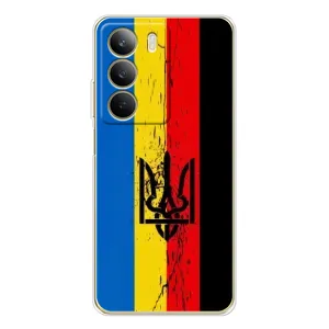 Украинские Чехлы для Realme C71 с картинкой УПА (AlphaPrint) (Прапор УПА)