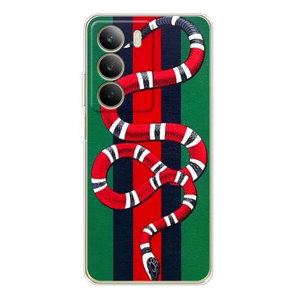 Чохол з принтом «Gucci змія» для Realme C71 Чохол з принтом «Gucci змія» для Realme C71