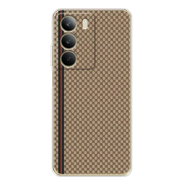 Чохол з принтом «Гуччі полоса» для Realme C71 Чохол з принтом «Гуччі полоса» для Realme C71