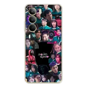 Чохол Гра в кальмара для Realme C71 (Колаж Гра кальмара)
