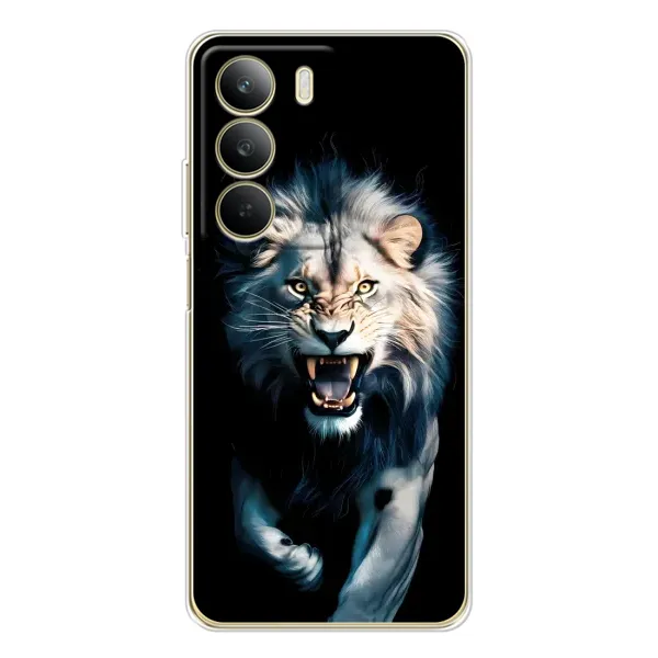 Чохол з принтом «Лев у темряві» для Realme C71 Чохол з принтом «Лев у темряві» для Realme C71